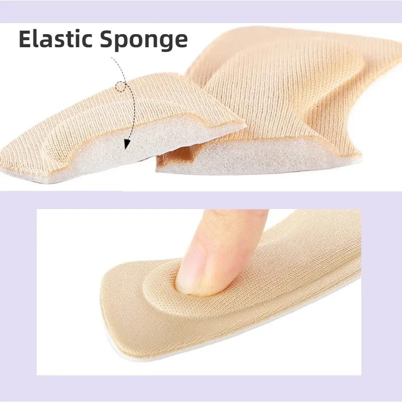 Soft Adhesive Heel Pads Adjustable Anti-slip Heel Stickers Pain Relief Foot Care Protector Inserts