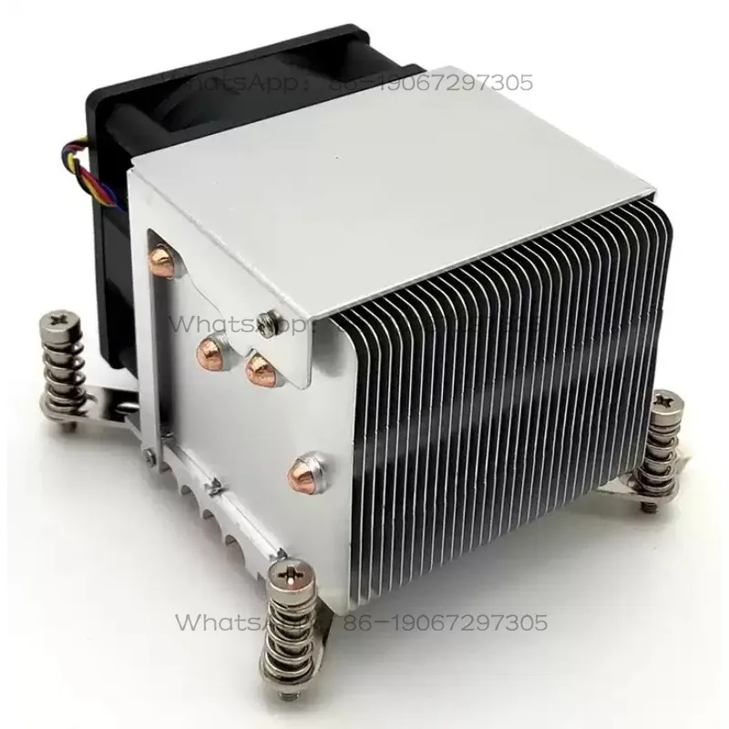 2U4/5 Heat Pipe Server CPU Radiator 1700 12700k1151X79 Industrial Computer Double Ball Fan