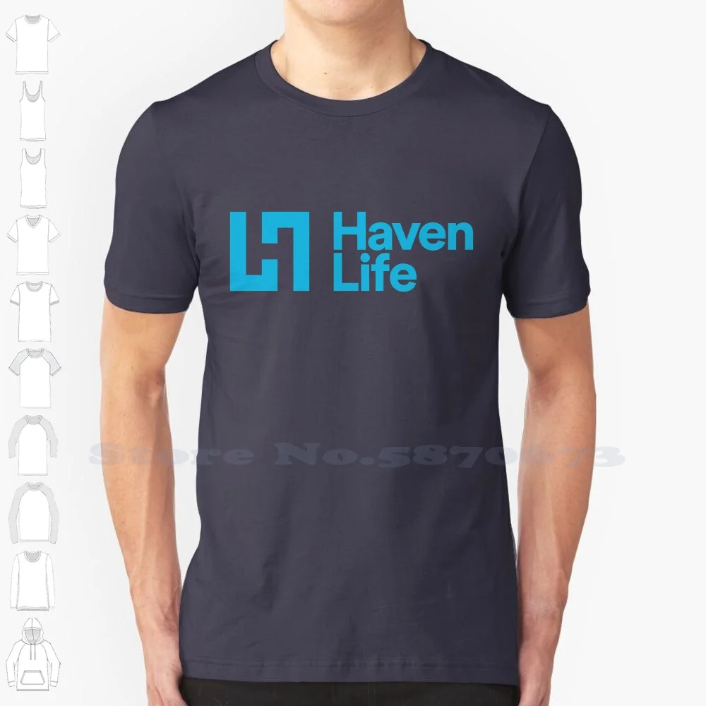 Haven Life Logo Casual T Shirt Top Quality Graphic 100% Cotton Tees