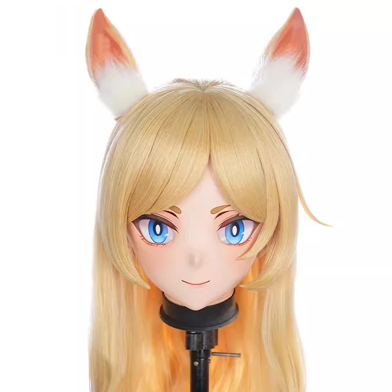 

Full headband lock Customize Full Crossdress Doll Female/Girl Cartoon Character Kig Cosplay Japanese Anime Kigurumi Masks