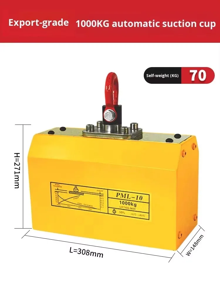 Self-priming  Chucks 1T, 2T, 5T Permanent Magnet Lifters Hoists Permanent Magnet Chucks Chucks