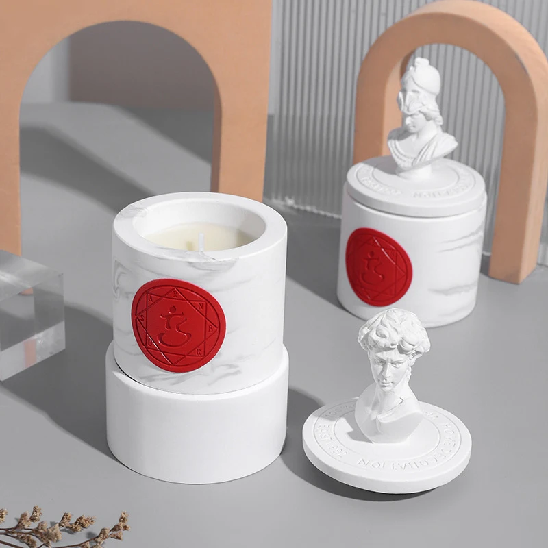 

Гипсовая статуя, ароматическая свеча, подарочная коробка с моделирующей свечой, домашнее эфирное масло, соевая ароматическая чашка, художественная свеча для декора