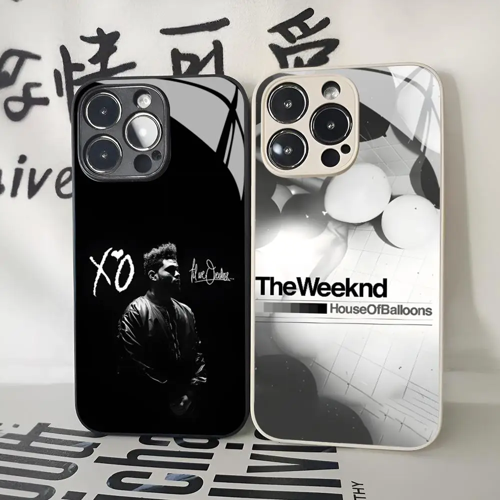 The Weeknd House Of Balloons Phone Case for Iphone 16 15 14 12 11 13 Pro Max Mini X Xr Xs Se 8 Puls glass Cover