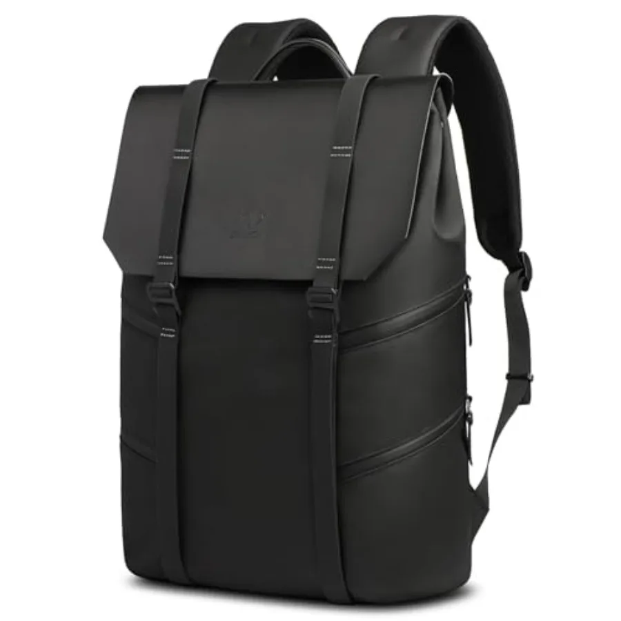 

Backpack for Men Flap Laptop Backpacks 15.6 Inch Travel Business Backpack Waterproof Anti-Theft Computer Bag for College Work H
