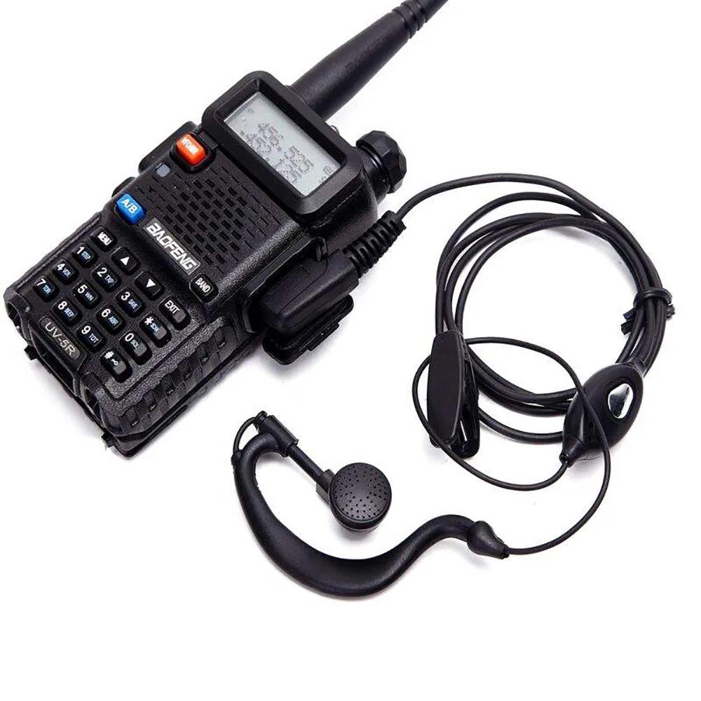 Baofeng Original 3.5mm K-Plug Wired Walkie Talkie Headset Headphone Tube Earpiece for Two Way Ham Radio UV-5R BF-888S Earwea