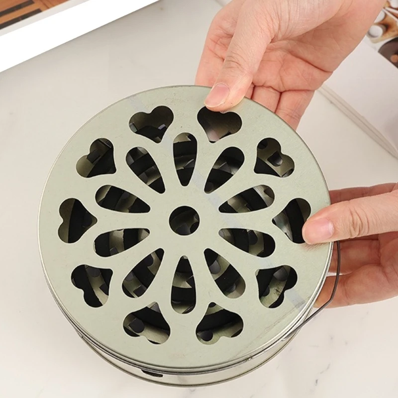 Mücken -Tablettbehälter mit dem Traginggriff mit Belüftungslöchern