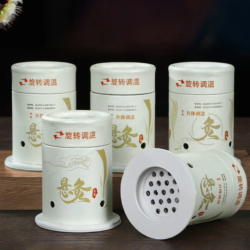 Tinfoil Moxibustion Tube Mugwort Burner Moxa Care Treat Cervical Spondylosis Knees Ache Chinese Herb Heat Penetration Therapy