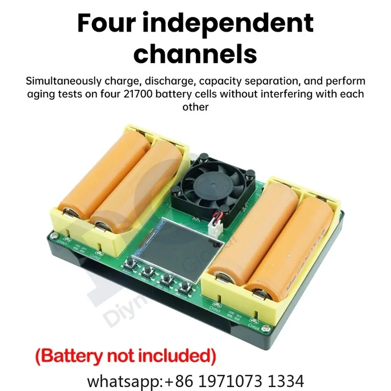 BT4-21700 4/1-Channel Charge/Discharge Battery Tester with 1.77