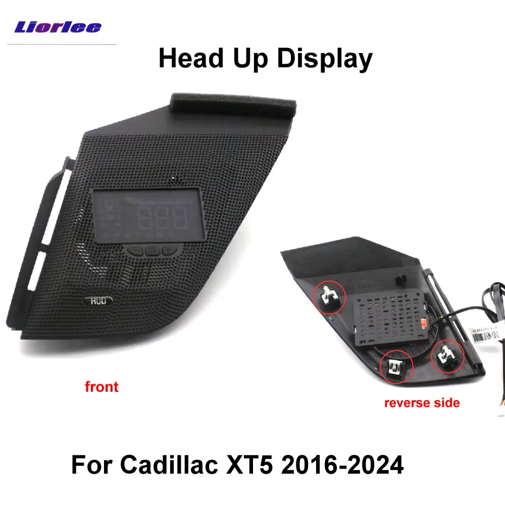 For Cadillac XT5 2016-2024 2025 Car Head Up Display Auto HUD HD LCD Projection Digital Windshield Projector