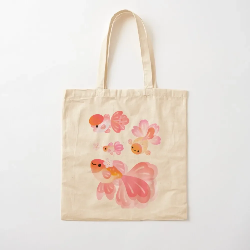 

Cherry Blossom Goldfish 2 Tote Bag Candy bags canvas bags large tote bag Shopping bags Tote Bag