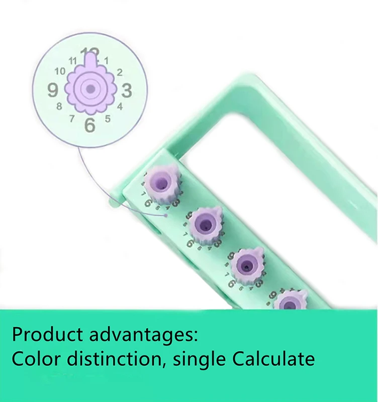 6 Holes Dental Counting Sterilizing Rack Root Canal File Endo Files Holder Autoclavable Dental Instrument