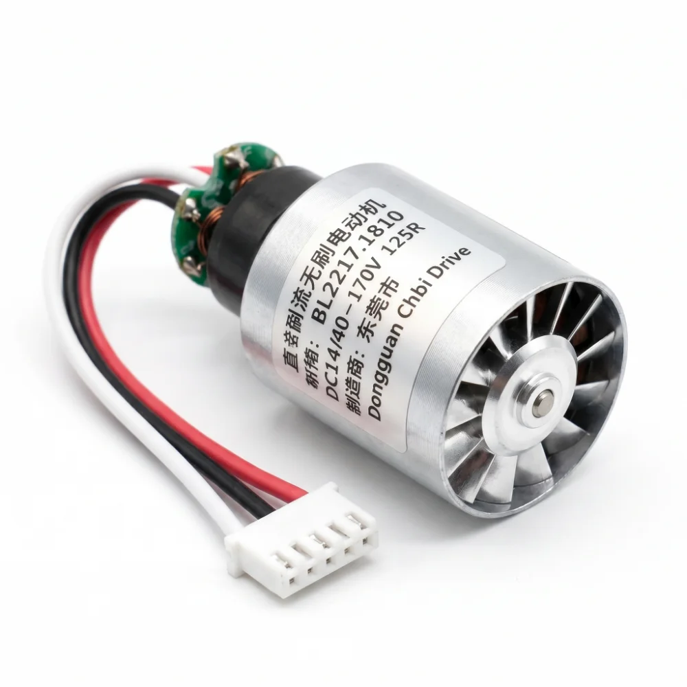 DC140V-170V 125W 130000Rpm BL2217-2nd High Voltage Brushless Ducted Fan Aluminum Alloy Impeller DC Inverter Hair Dryer Motor
