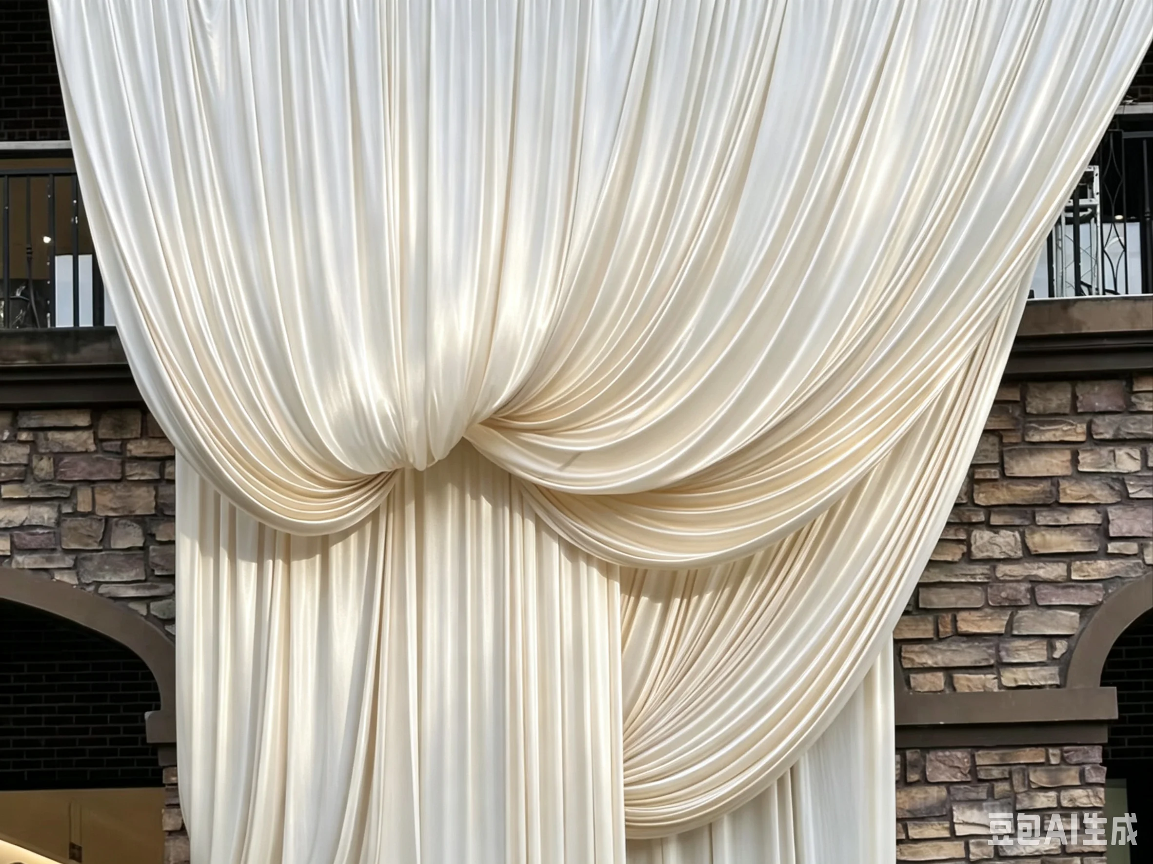 Liquid Satin Fabric Thickened Crystal Satin Natural Reflective Wedding Dress Cloth Decorative Background Designer Clothing