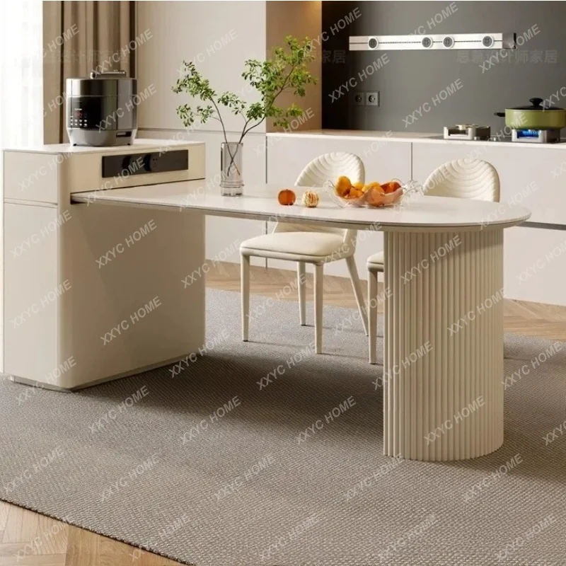 XXHomestay Wabi Sabi Style Dining Tables Villa Advanced Living Room Modern Dining Tables Hotel Home Furniture
