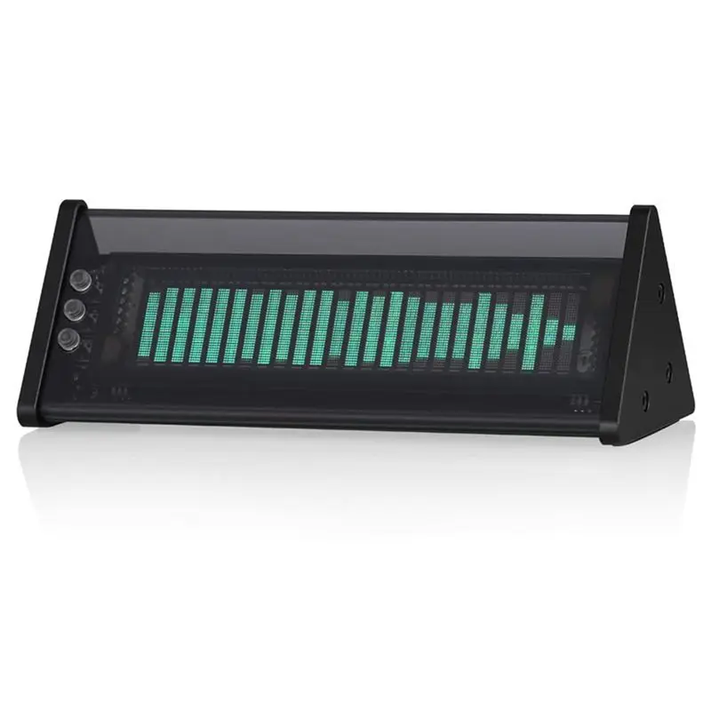 M51K-Retro VFD Music Spectrum Display Screen With Bluetooth 5.0 Audio Switcher Sound Level Meter Desktop Clock Remote Control