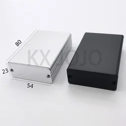 Aluminum Enclosure 54*23*80mm Integrated Waterproof Box Silver/Black Profile Shell Electronic Components Shell