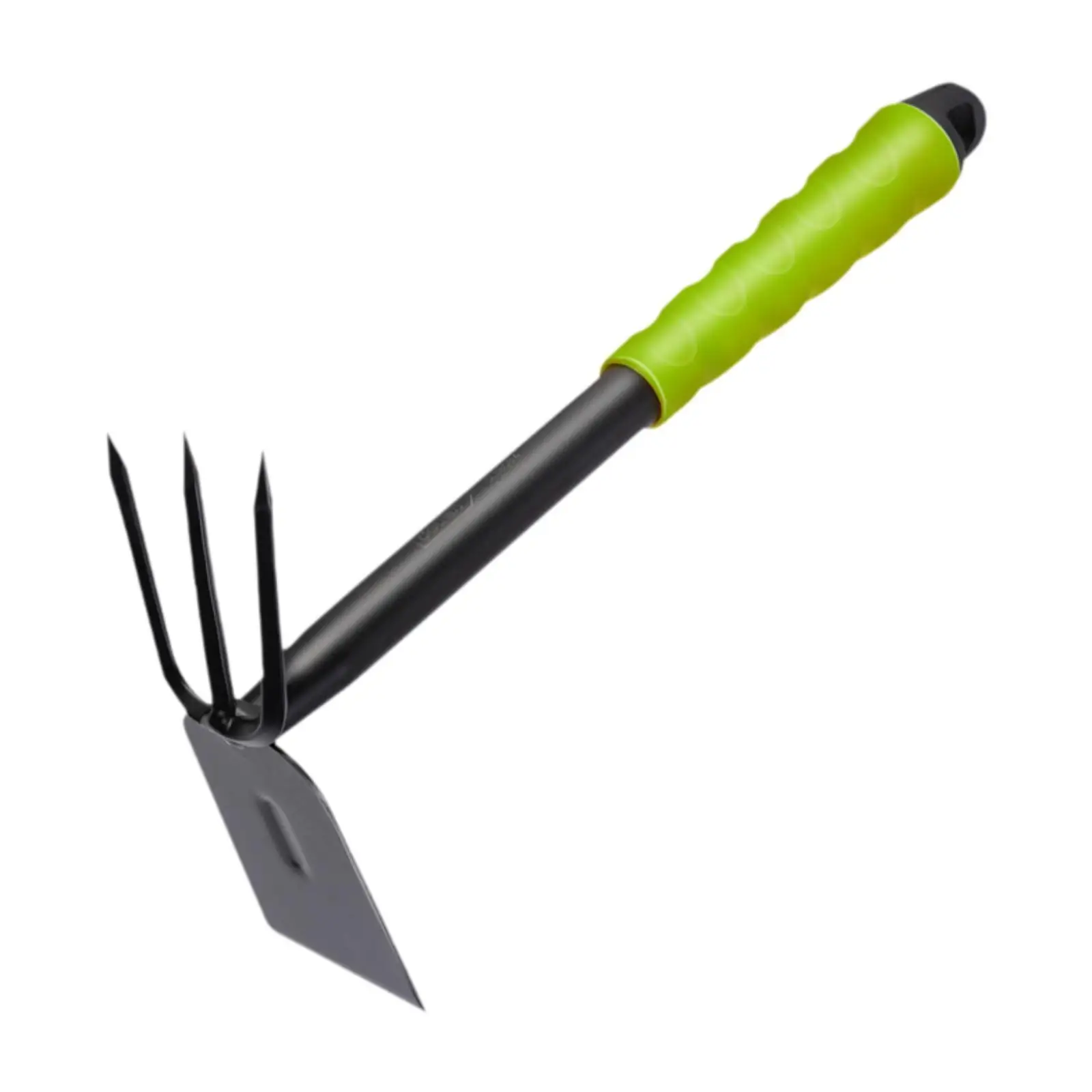 

Hoe and Cultivator Double Head Stainless Steel 2 in 1 Sturdy Rake Tiller for Loosening Soil Gardening Cultivating Lawn Yard