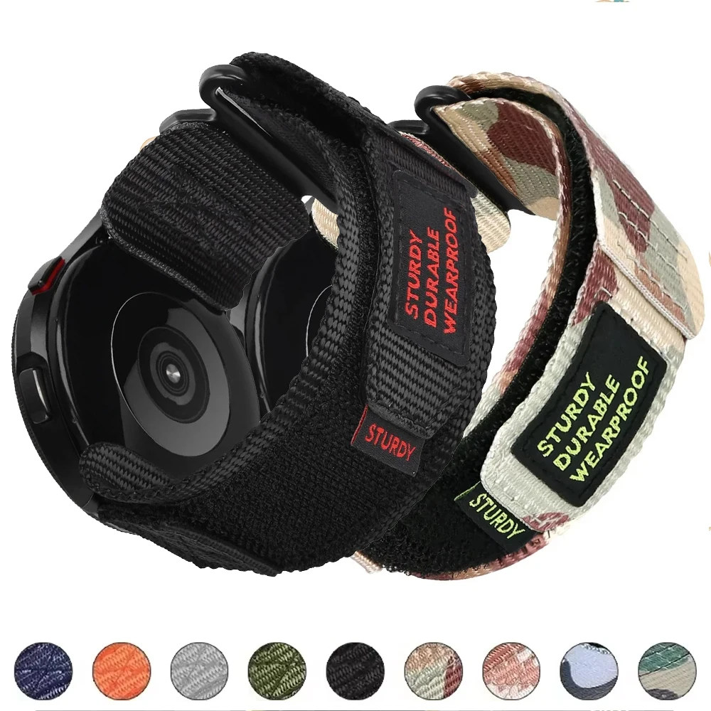 �y�Z�[�����zSamsung Galaxy Watch 7 6 5 4 40/44mm�A6 4Classic 43 47mm�AHuawei Watch GT5 4Pro�Ή� 22mm 20mm �J���t���[�W�� �i�C�����X�g���b�v