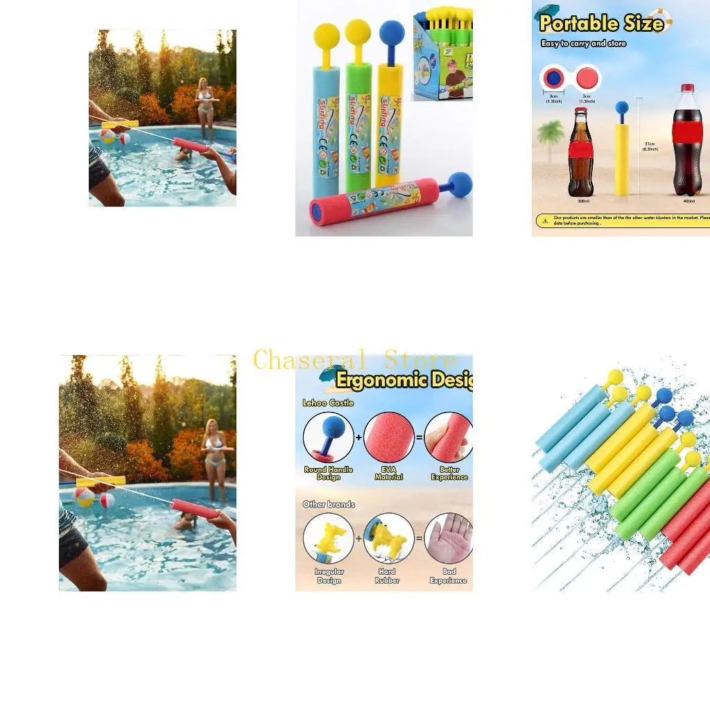 

E7CE 10 шт., детская игрушка для плавания, игрушка для водного бассейна, мультяшная портативная выдвижная игрушка-спрей, для для