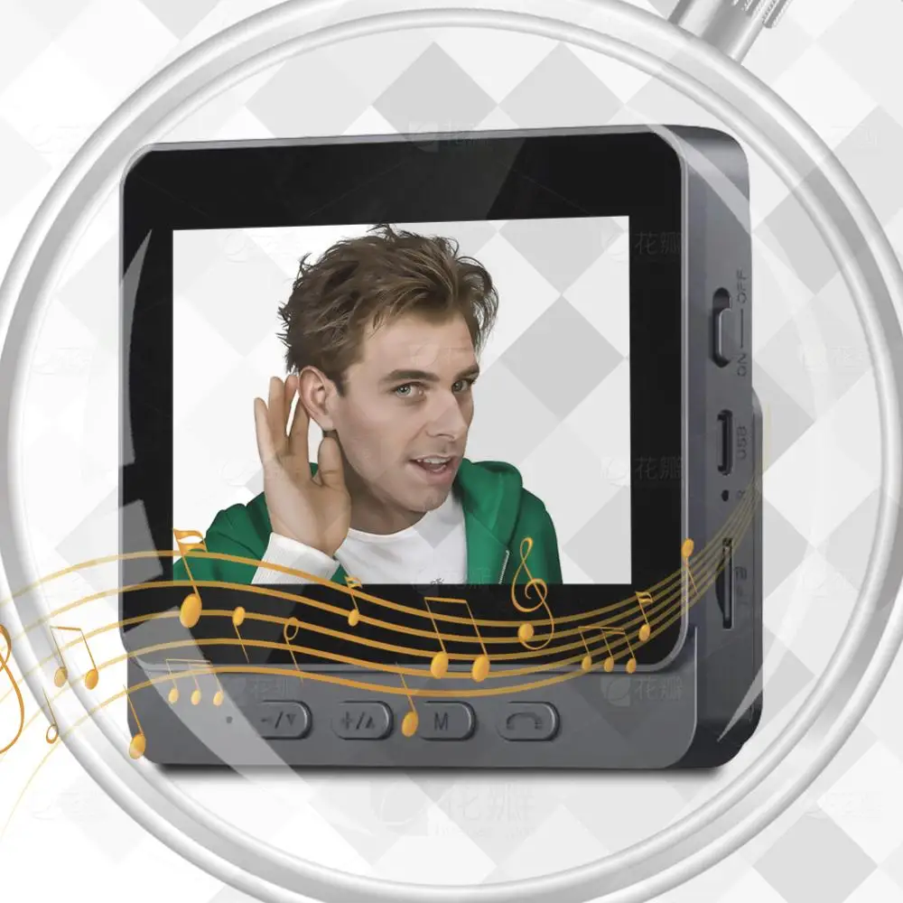 

Video Intercom Door Cameras IR Night Vision Digital Door Viewer 2.4G WiFi 800mAh Battery Digital Magic Door Eye Two-Way Intercom