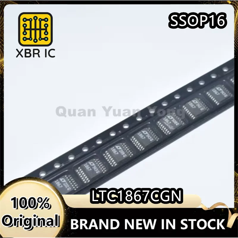 (1/10 pieces) LTC1867CGN LTC1867 1867 SSOP16 analog-to-digital converter new original chip IC spot fast delivery