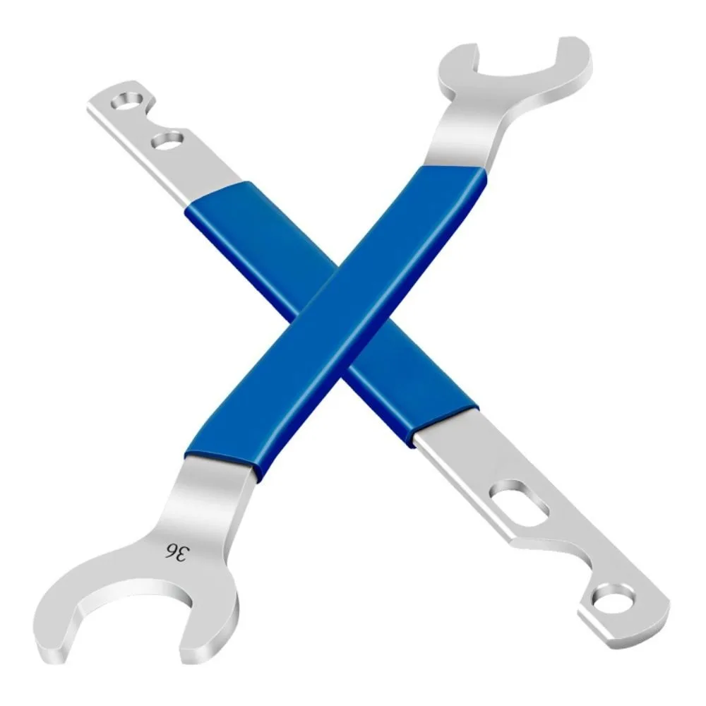 

Набор из 2 профессиональных инструментов для снятия вентиляторных муфт 32 мм и 36 мм, металлический, с противоскользящими рукоятками, набор ключей, прочный держатель для шкива водяного насоса