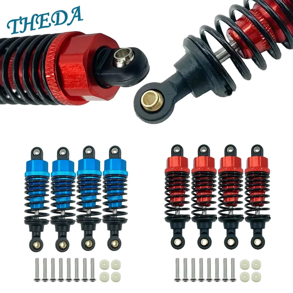 Metal Aluminum Alloy Shock Absorbers Damper Set 60mm for 1/10 Tamiya TT-02 TT-02d M-05 M-06 RC Car Upgrade Parts