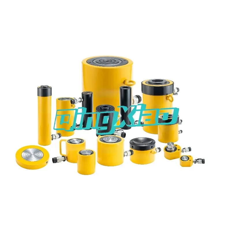 Compact Strength Stroke Single Acting Aluminum Hollow Hydraulic Cylinder Jacks Easy Operation For Industrial Lifting Application
