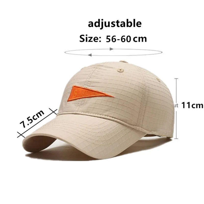 2024 New Summer Thin Breathable Baseball Caps For Men And Women Original Embroidery Golf Cap Camping Fishing Hats Snapback Cap