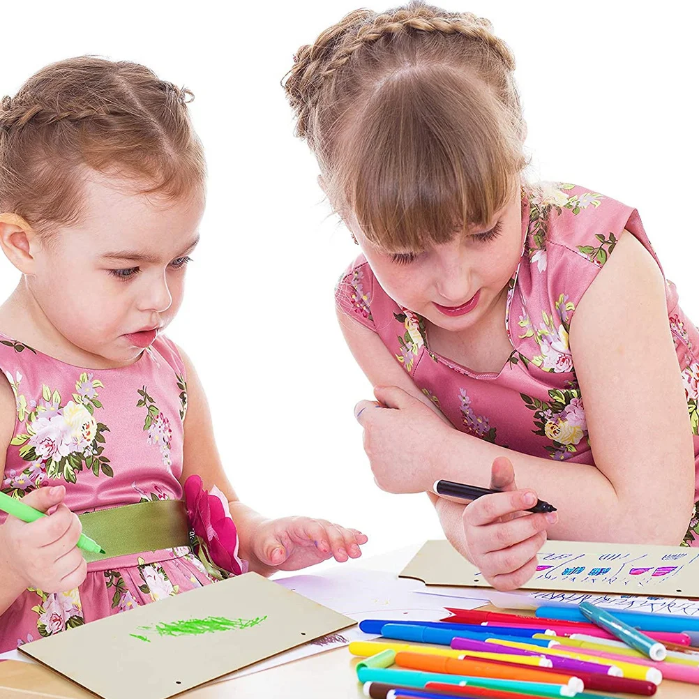 10 pezzi di cartello in legno, placca non finita per appendere decorazioni, cartelli in legno vuoti, artigianato, casa, parete fai da te, camera da letto, strumenti per cucire, accessori