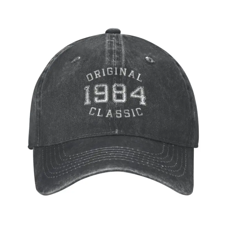 

Custom Cotton Born In 1984 Original Classic Birthday Gifts Baseball Cap for Men Women Personalized Adult Dad Hat Summer