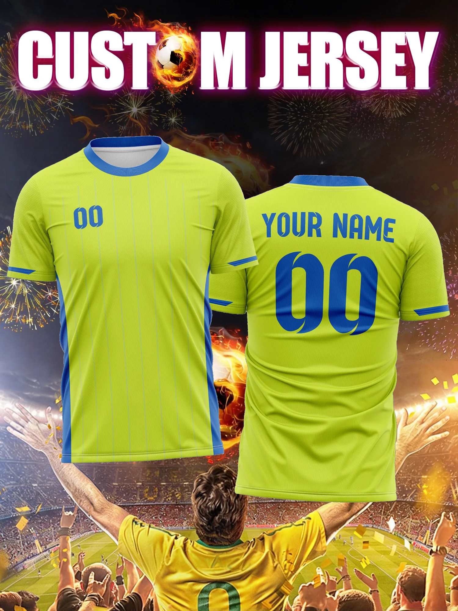 

Футбольная майка с индивидуальным номером и именем, дизайн MLS Next Pro, экипировка для матчей Американской молодежной лиги