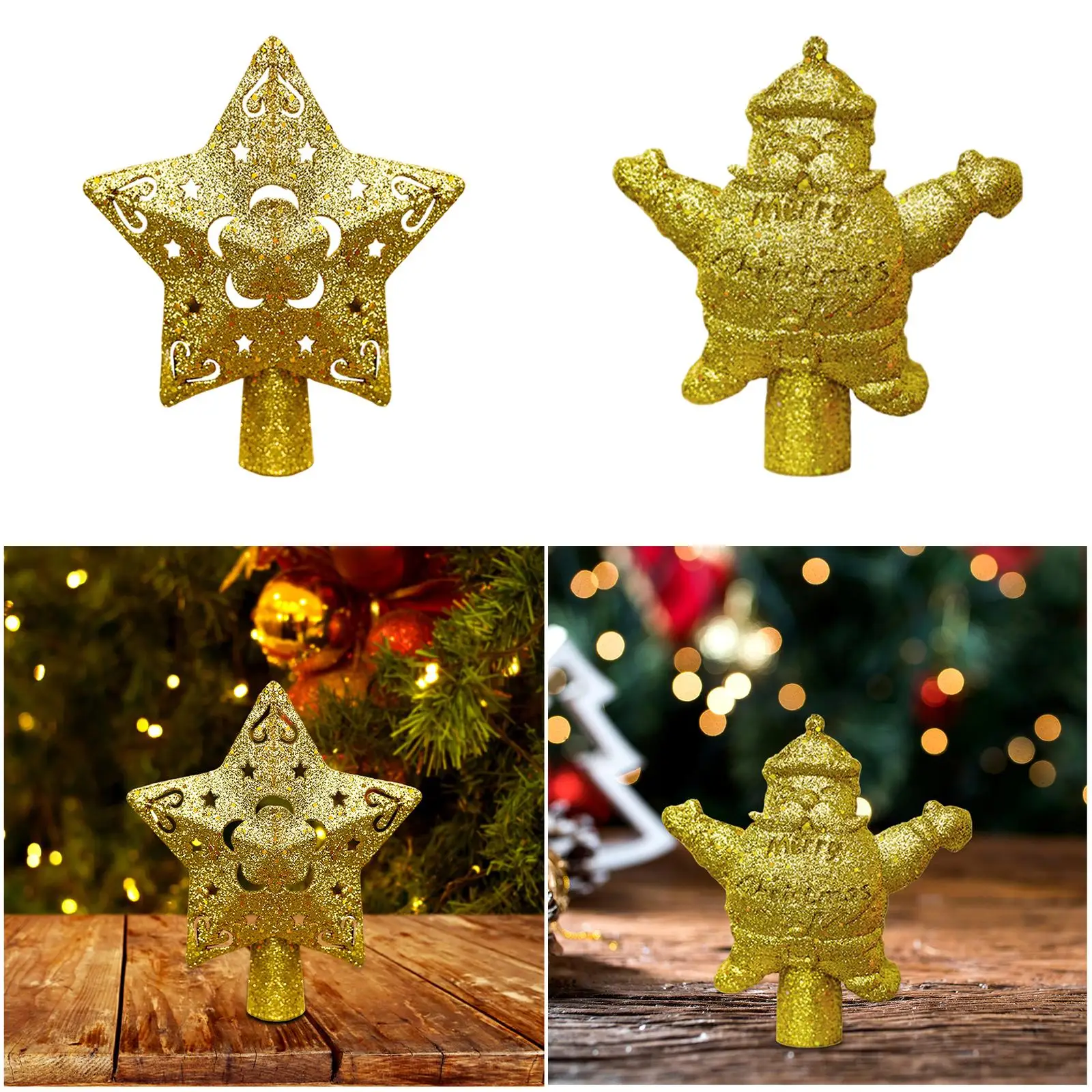 

Топпер для рождественской елки с подсветкой, светодиодный светильник для елки, рождественское украшение, 3D блестящая динамическая проекция для вечеринки в помещении, праздника