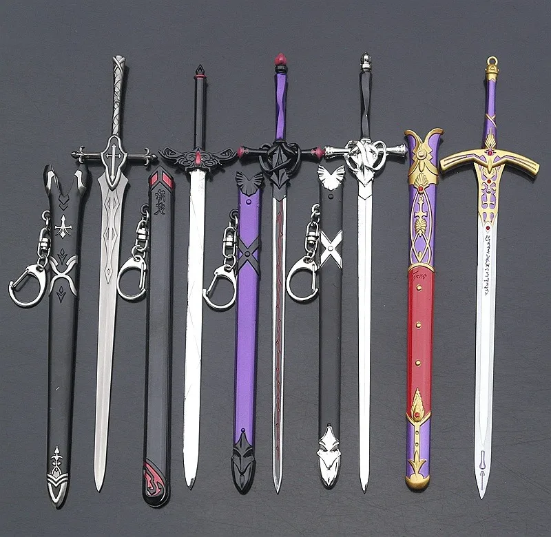 

22cm Balmung Sword Siegfried Fate Game Anime Peripherals Fate/Apocrypha La Pucelle Metal Weapon Crafts Toy for Boy Home Ornament