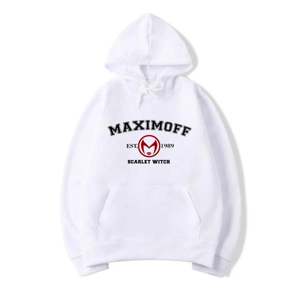 Wanda Maximoff Hoodie Unisex Langarm Kapuzen pullover Vintage Maximoff Pullover Superhelden Tops Streetwear Hoodies