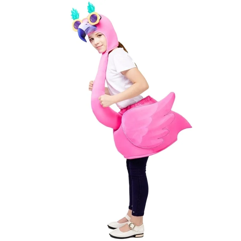 Carnival Party Children\'s Pink Flamingo Costume