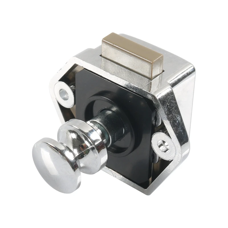 

Drawer Press Lock RV Cabinet Lock Hidden RV Cabinet Door Handle Lock Universal RV Yacht