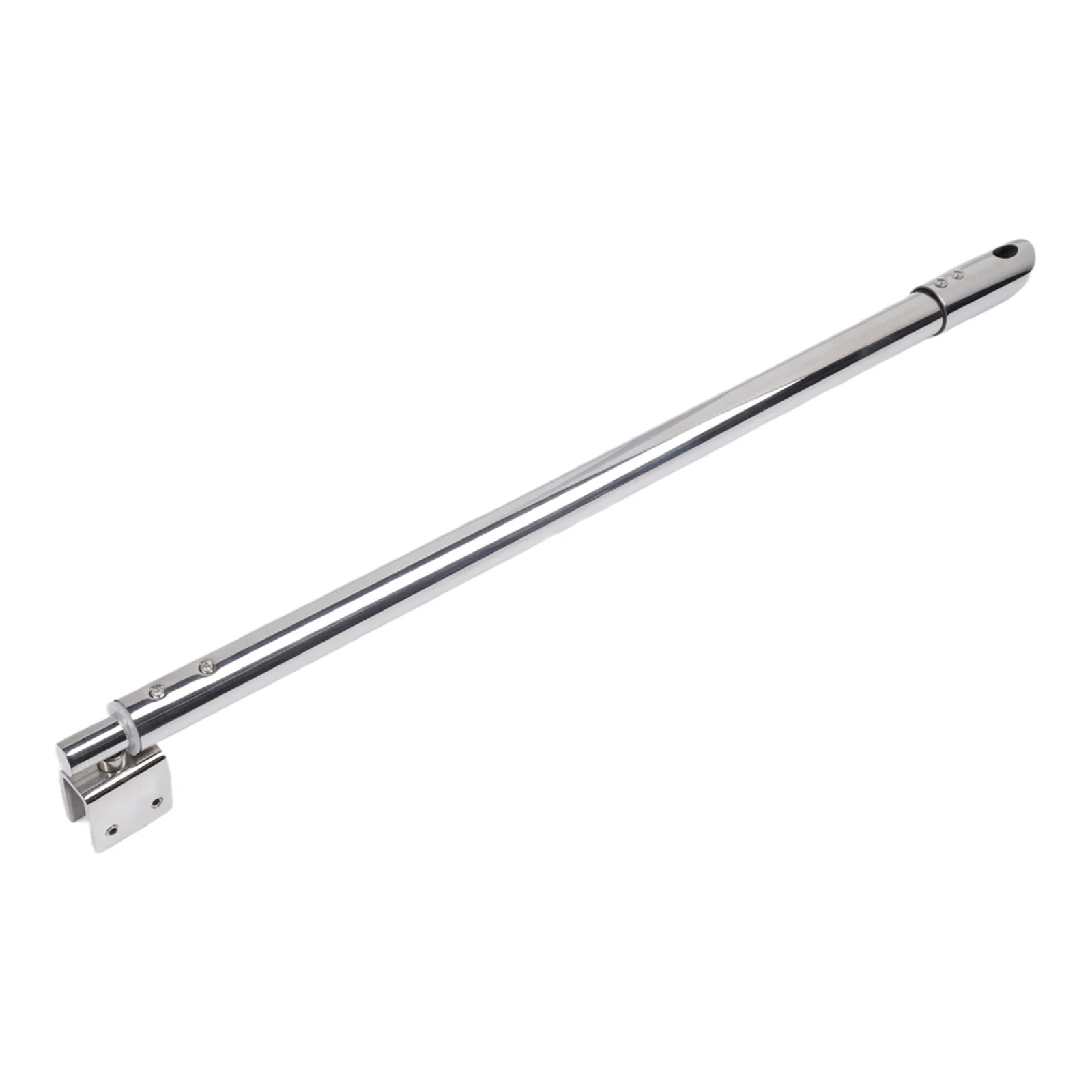 Adjustable Shower Rod Shower Glass Door Clamp Shower Screen Installation Chrome Sturdy Construction for versatile Shower Setup
