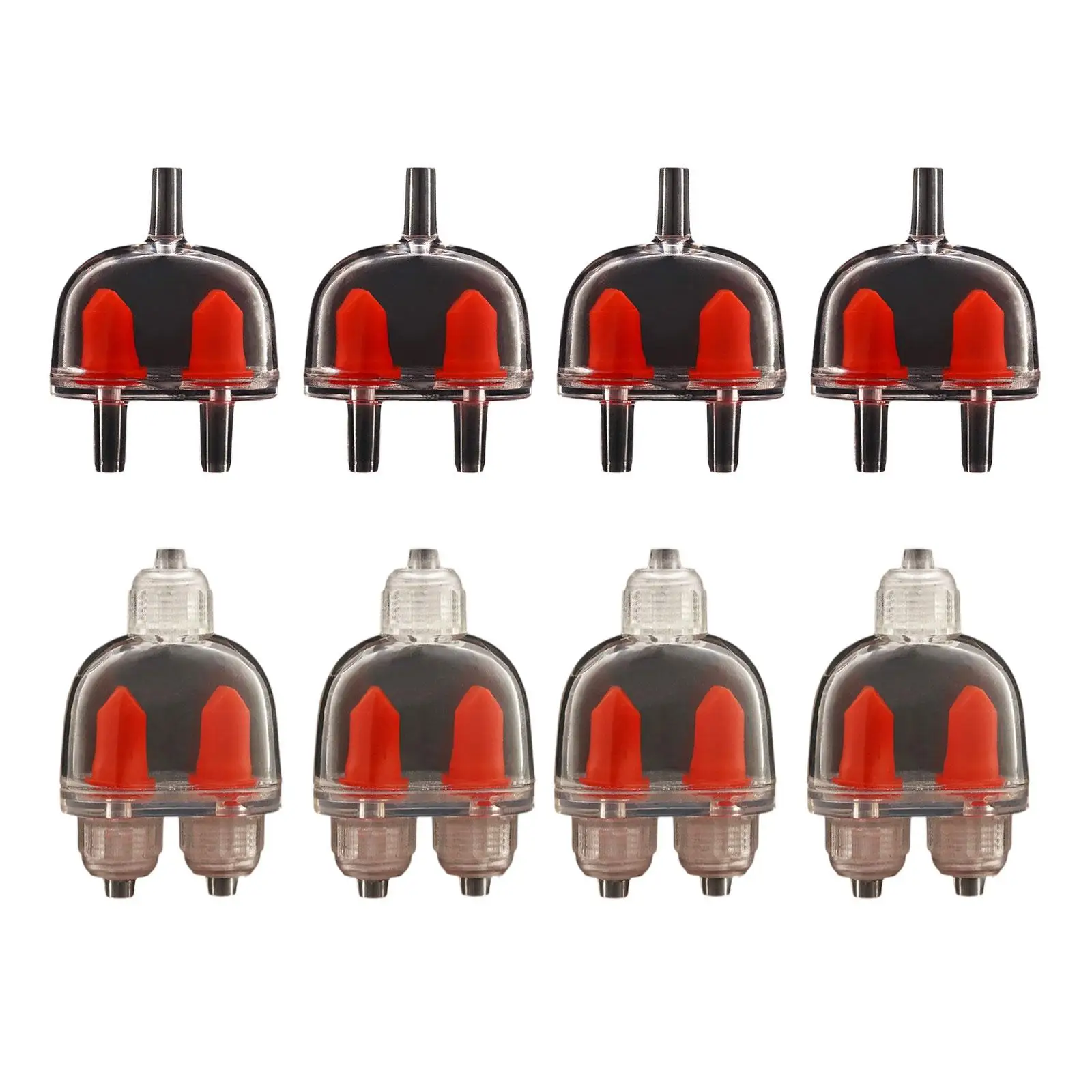 4x Aquarium Air Check Valves Anti Falling 3 Way Stop Valve Aquarium Air Pump