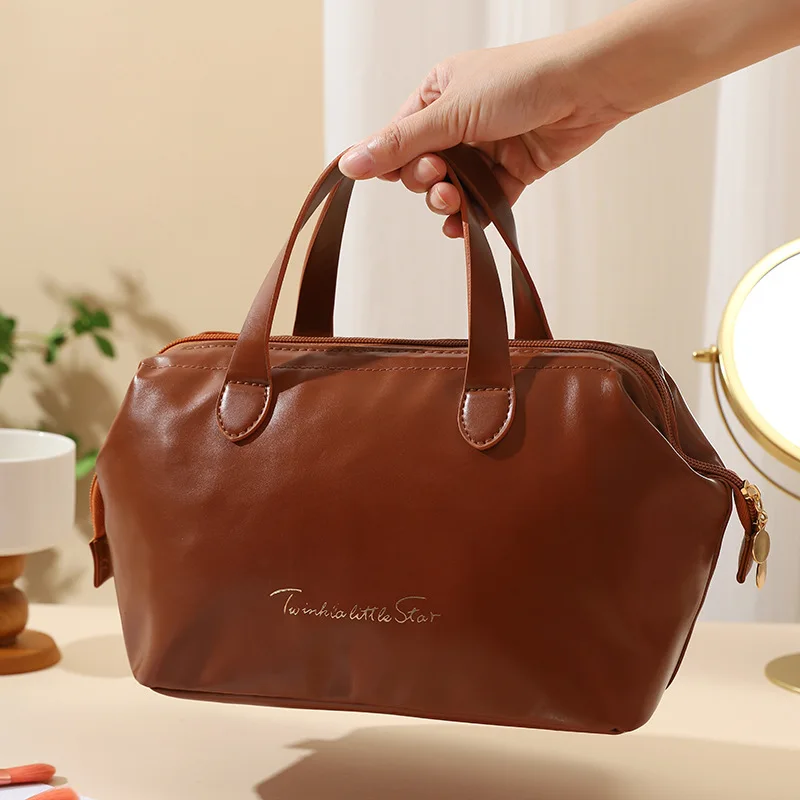 Borsa di immagazzinaggio cosmetica della Tote dell\'unità di elaborazione delle nuove donne di modo all\'ingrosso borsa di trucco femminile di grande