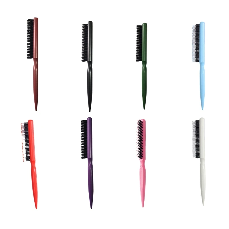 إغاظة فرشاة شعر تصفيف الشعر مشط الظهر فرشاة شعر إغاظة مشط متعدد الوظائف مشط الشعر لتصفيف الشعر وفراق 918D