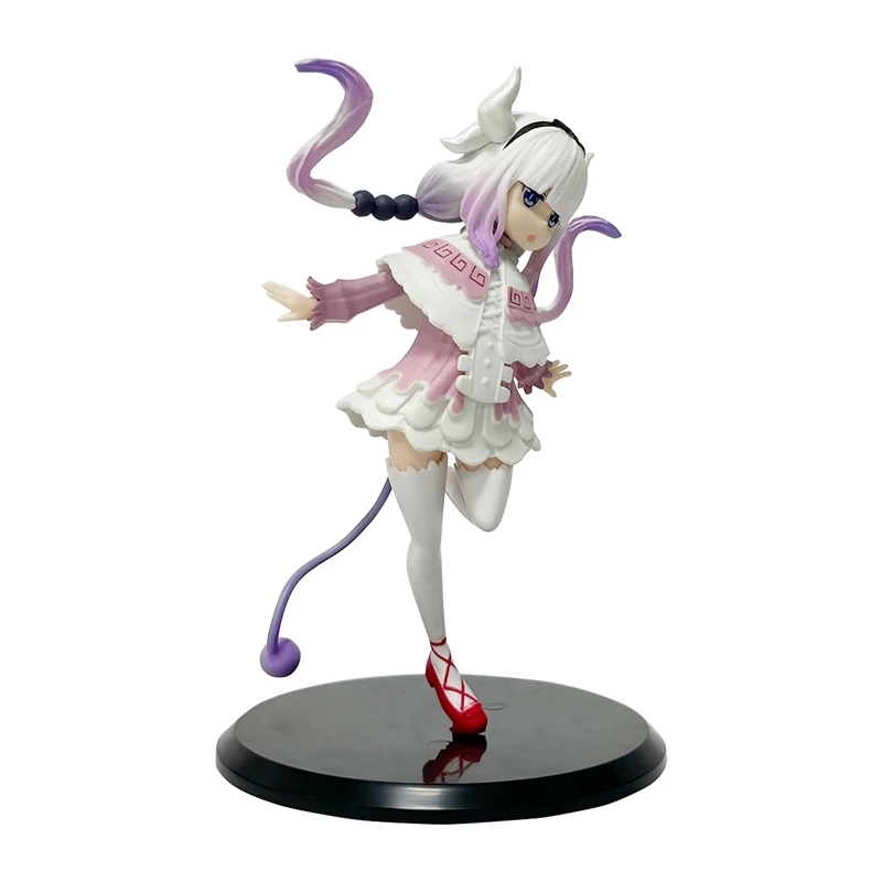 17Cm Miss Kobayashi 'S Drakenmeid Anime Figuur Kawaii Meisje Kanna Kamui Action Figure Pvc Collectie Model Pop Speelgoed Voor Kind Cadeau