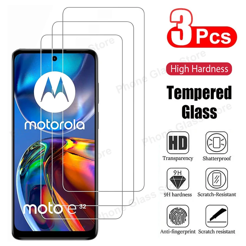 3Pcs Tempered Glass…