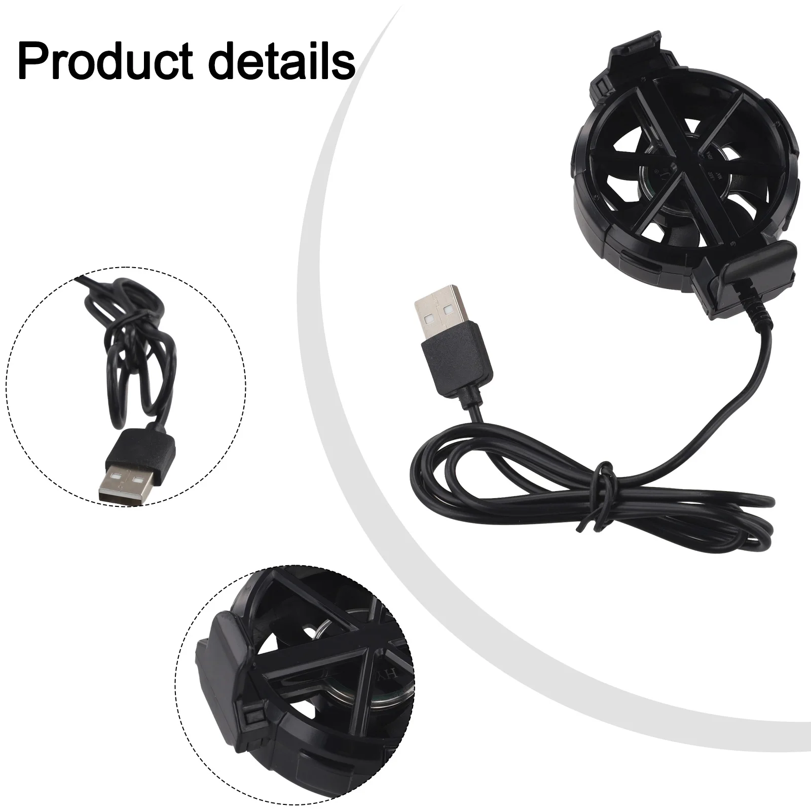 Mobile Phone Radiator with For 45mm Fan for For 4 to 6.7 Inch Smartphones to Assist in Sustained Thermal Efficiency