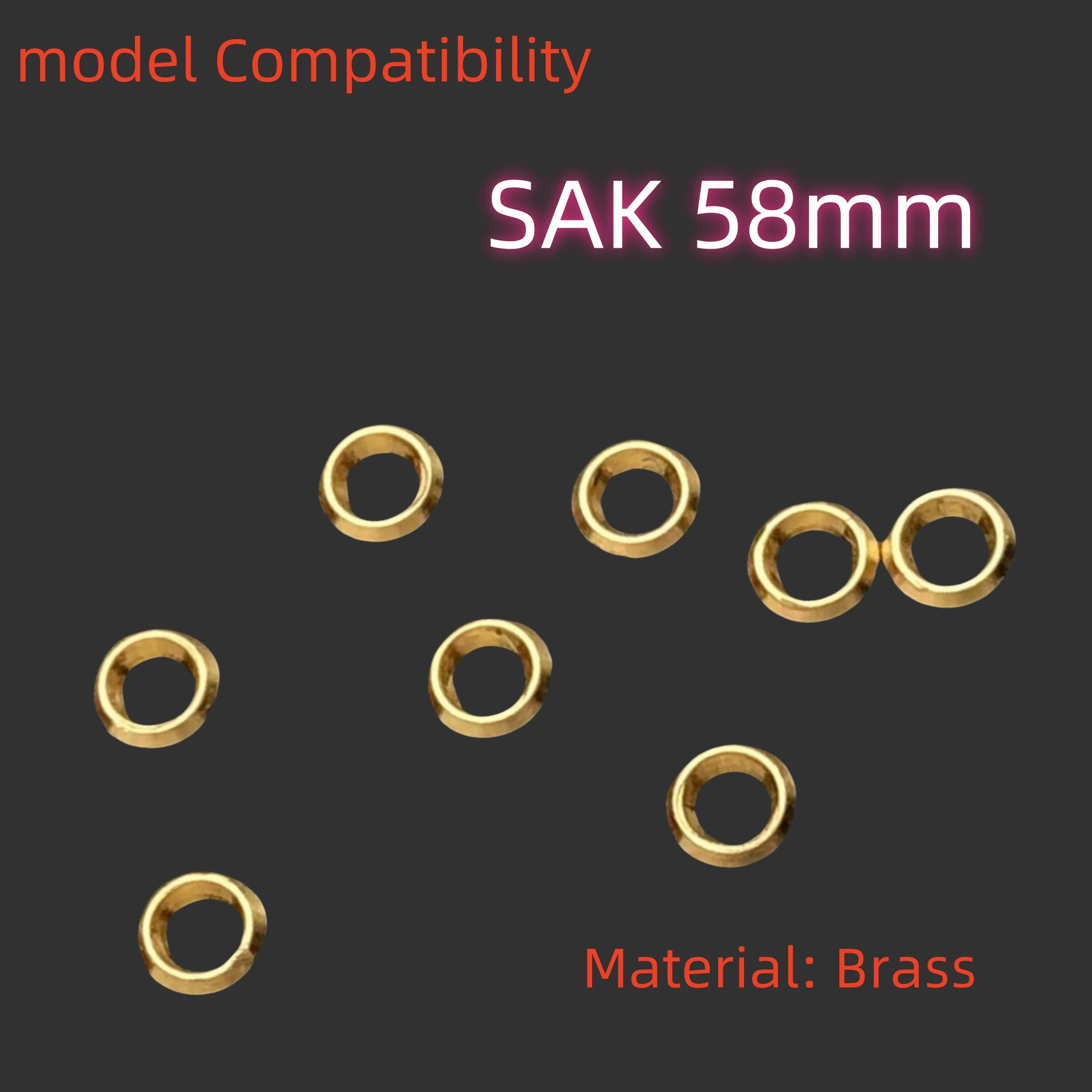 8 pcs Replacement Part Original Brass Rivet cap for 58mm Victorinox Swiss Army Knife SAK Accessories