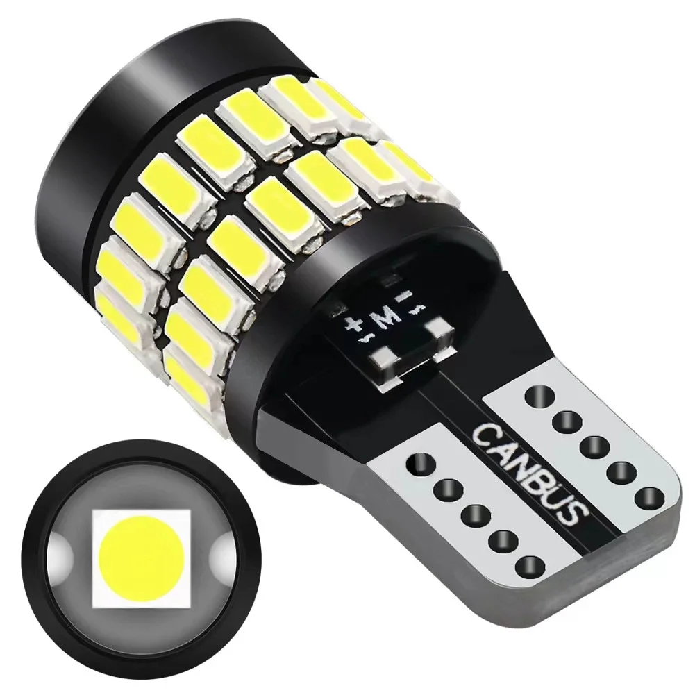 T10 Car Canbus Signal Lamp 36SMD 3014 3030 White Light Day Driving Reading License Plate Lamps DC12V Motorcycle LED Light