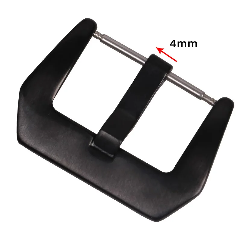 18 مللي متر 20 مللي متر 22 مللي متر 24 مللي متر 26 مللي متر الفولاذ المقاوم للصدأ مشبك ساعة المشبك استبدال ل بانيراي ساعة الجلود سوار ساعة اكسسوارات