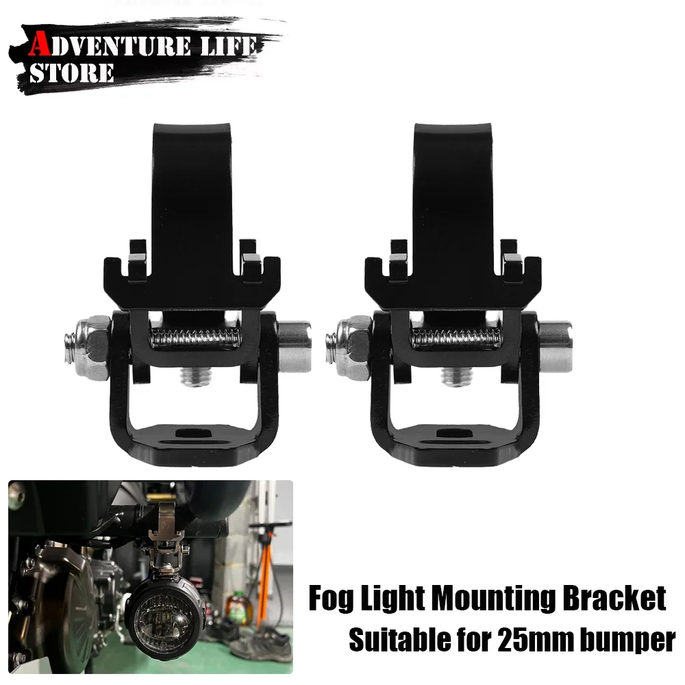 Motorcycle Fog Light Mounting Bracket Holder For BMW R1300GS Adventure R1250GS R1200GS 25mm Diameter Crash Bar For HONDA CRF1100