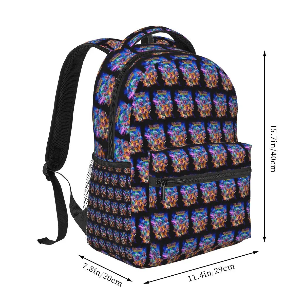Killer Klowns From Outer Space Horror Movie Backpack Hot Sale Daypack Children BookBag School Bag Shoulder Bags for Men Women