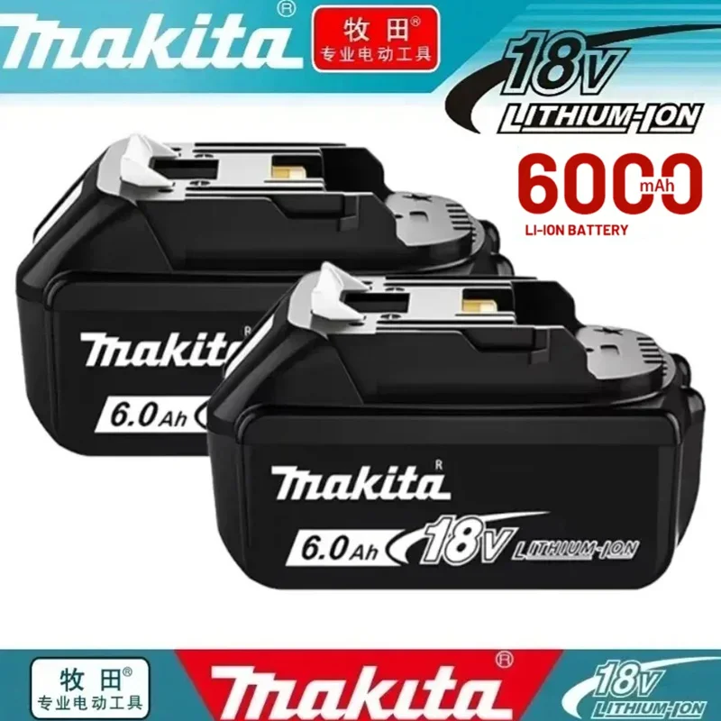 100% Original 18V Makita Battery 6A Rechargeable Battery Replace LXT400 For Makita 18V Power Tool High Power Without Attenuation